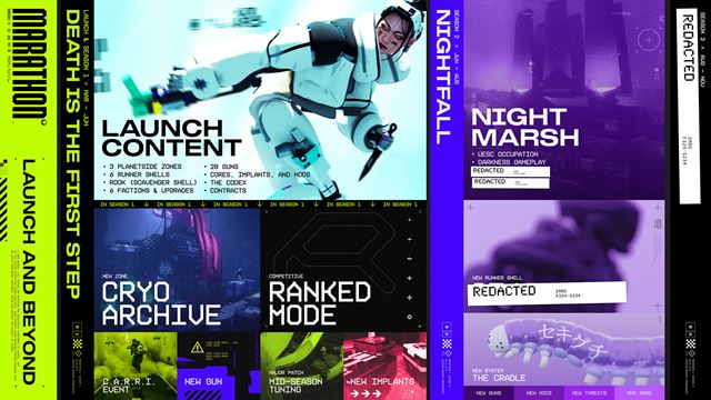 Marathon predstavuje sez�nny model, prv� sez�na za�ne kr�tko po vydan� hry 