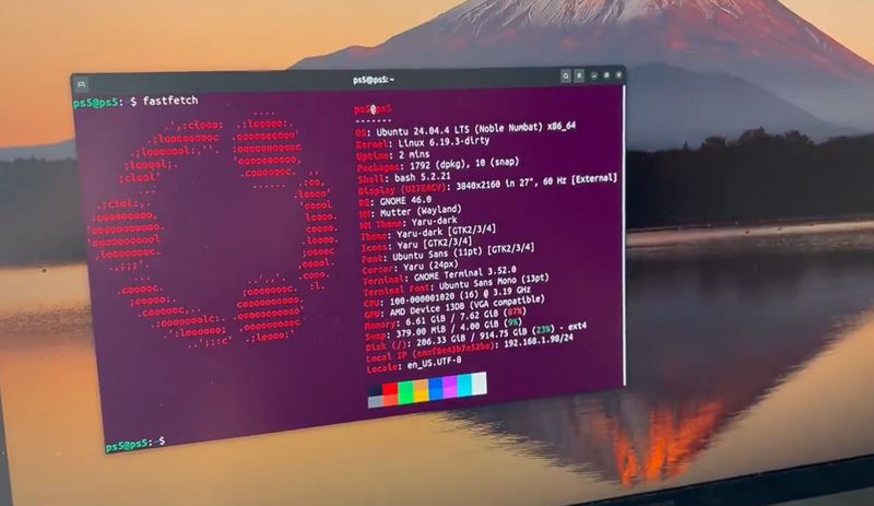 Linux bol rozbehan� na PS5