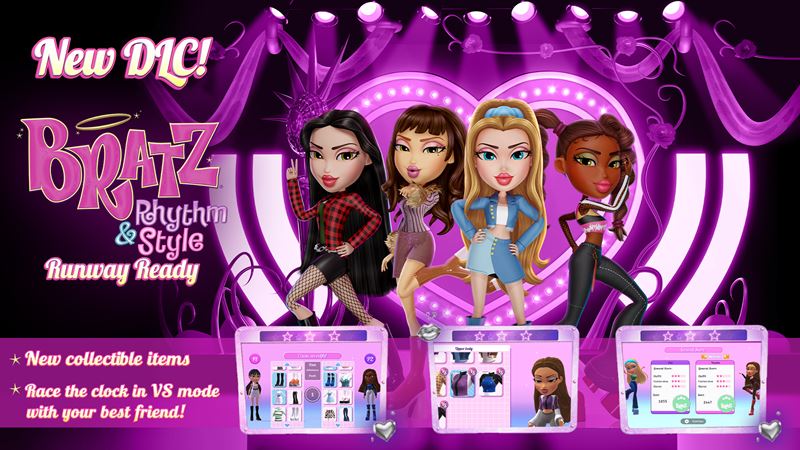 Bratz: Rhythm & Style dost�va nov� DLC Runway Ready so 41 outfitmi a s��a�n�m re�imom