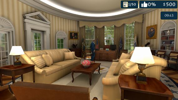 President Simulator je simul�cia prezidenta USA, ktor� ni�� krajinu