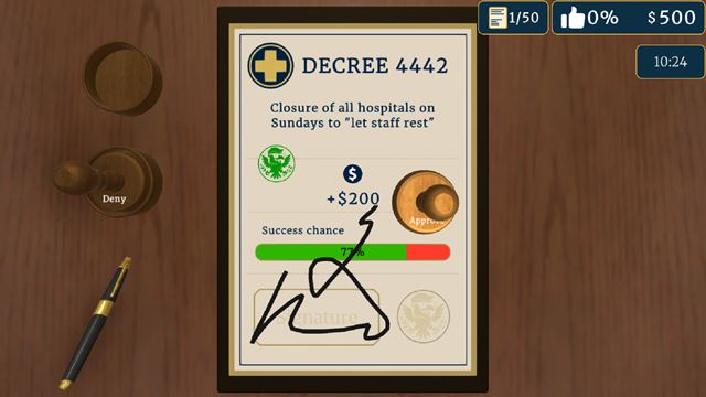 President Simulator je simul�cia prezidenta USA, ktor� ni�� krajinu 