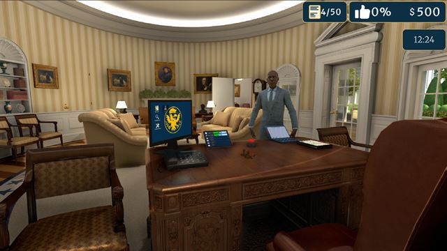 President Simulator je simul�cia prezidenta USA, ktor� ni�� krajinu 