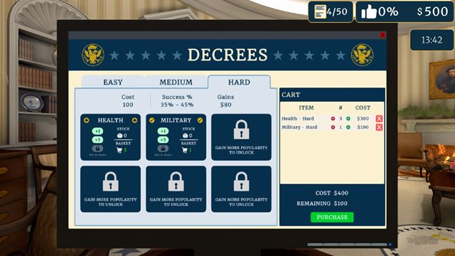 President Simulator je simul�cia prezidenta USA, ktor� ni�� krajinu 