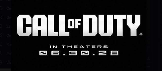 Premi�ra Call of Duty filmu je napl�novan� na rok 2028 