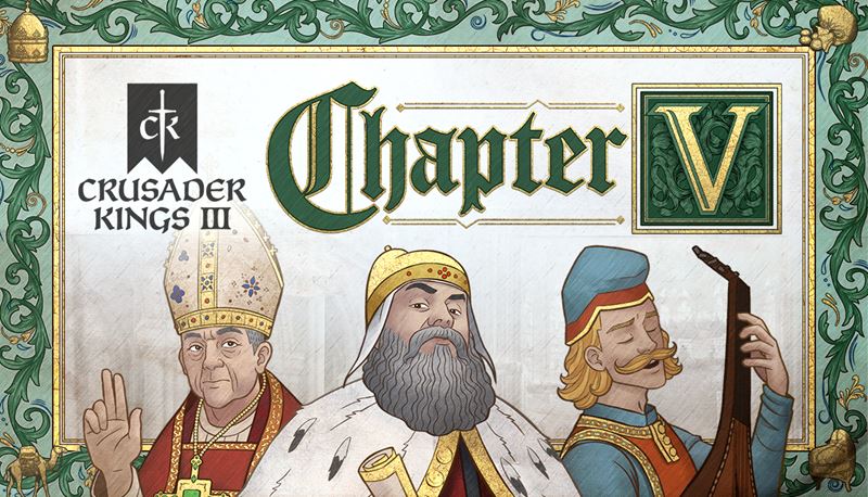 Crusader Kings III otv�ra Chapter V - Paradox prid�va obchodn�kov, n�bo�ensk� konflikty aj ve�k� free update