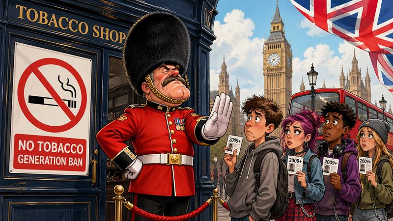 UK zakazuje cigarety, ľudia narodení od roku 2009 si ich tam už legálne nekúpia
