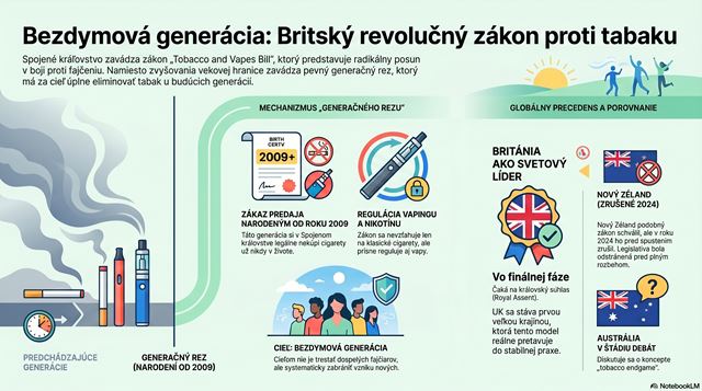UK zakazuje cigarety, ľudia narodení od roku 2009 si ich tam už legálne nekúpia 