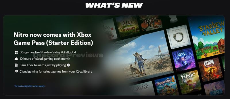 Discord Nitro predplatn� bude obsahova� Game Pass starter edition