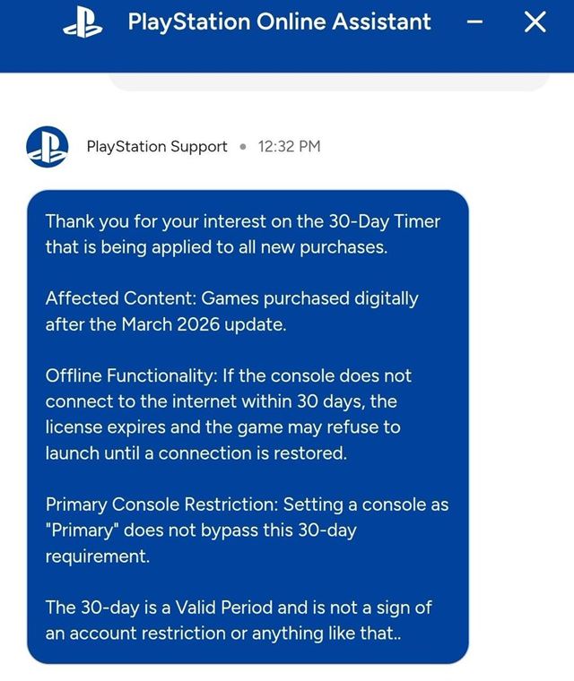 DRM obmedzenie digit�lnych stiahnut� na PS4 a PS5 je pod�a podpory z�mer, nie chyba 