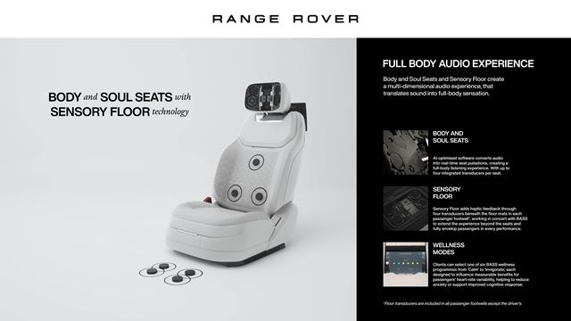 Range Rover SV Ultra rozširuje vrcholnú ponuku značky o nové materiály, elektrostatické audio a haptickú podlahu 