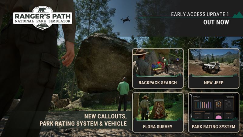 Slovensk� simul�cia Ranger�s Path: National Park Simulator dost�va prv� update