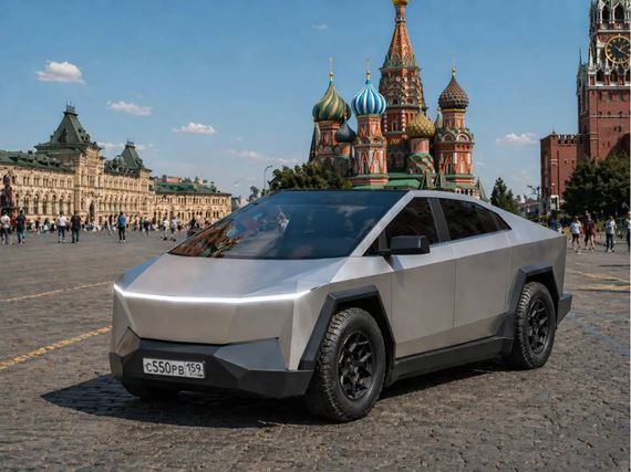 Russo-Balt C55 je ruský elektrický pickup, ktorý kopíruje Tesla Cybertruck 