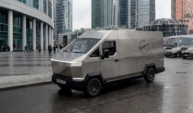 Russo-Balt C55 je ruský elektrický pickup, ktorý kopíruje Tesla Cybertruck  