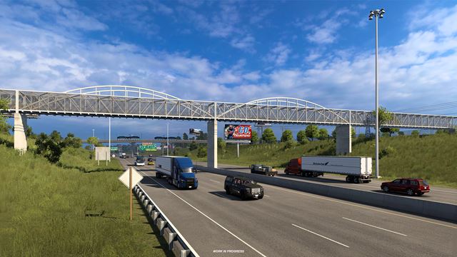 American Truck Simulator ukazuje East St. Louis v Illinois DLC 
