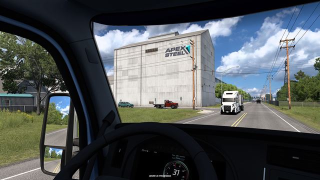 American Truck Simulator ukazuje East St. Louis v Illinois DLC 