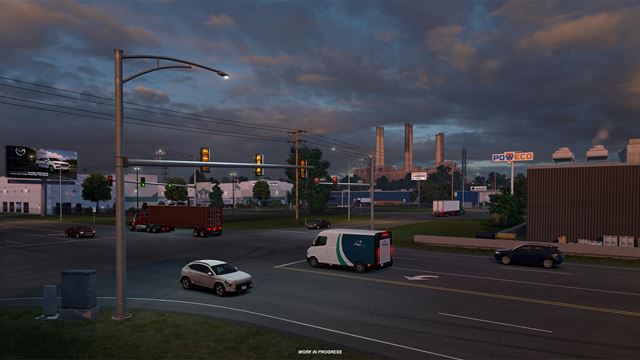 American Truck Simulator ukazuje East St. Louis v Illinois DLC 