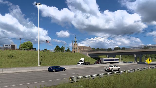 American Truck Simulator ukazuje East St. Louis v Illinois DLC 