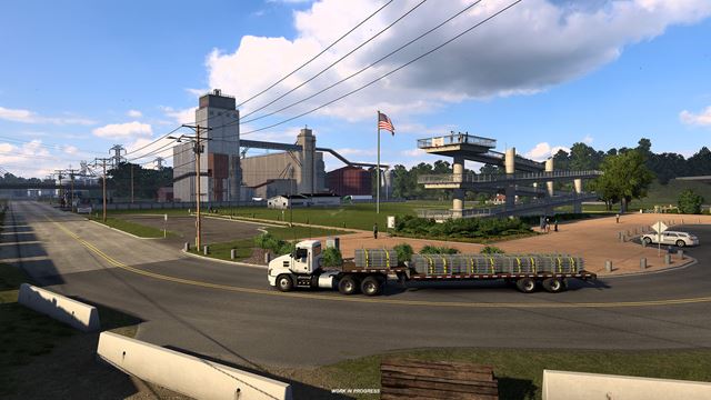 American Truck Simulator ukazuje East St. Louis v Illinois DLC 