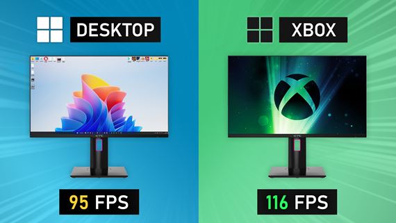 Porovnanie rozdielov v�konu v Windows 11 Xbox mode