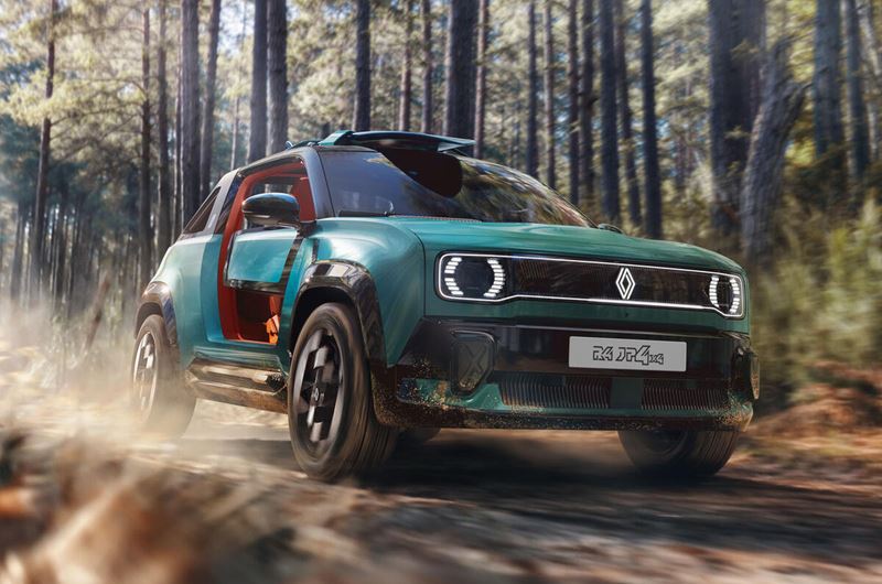 Renault ukázal plážový elektrický Renalult 4 JP4x4 Concept
