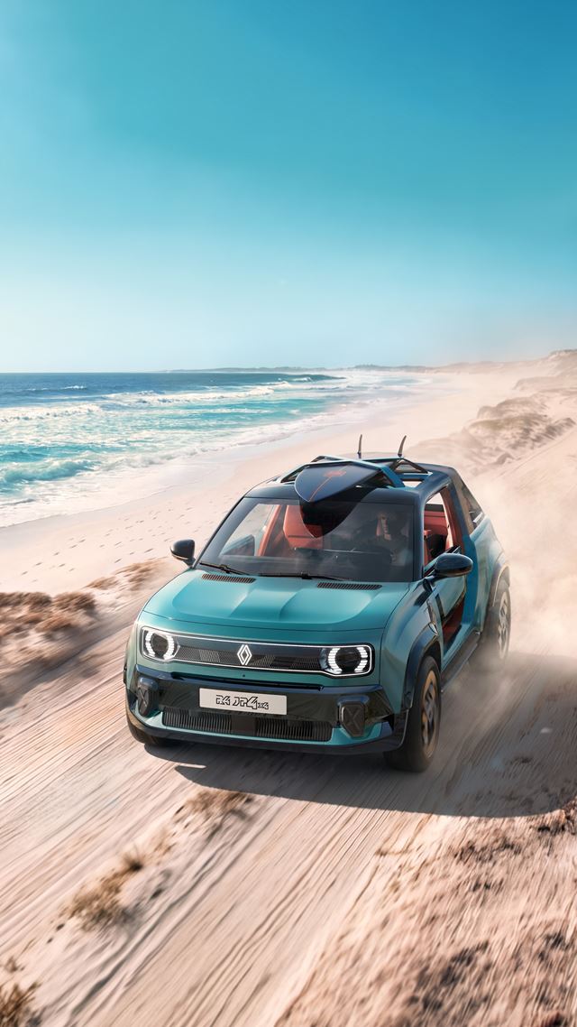 Renault ukázal plážový elektrický Renalult 4 JP4x4 Concept 