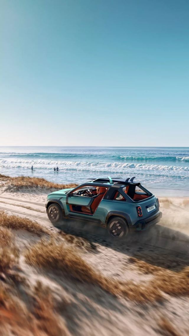 Renault ukázal plážový elektrický Renalult 4 JP4x4 Concept 