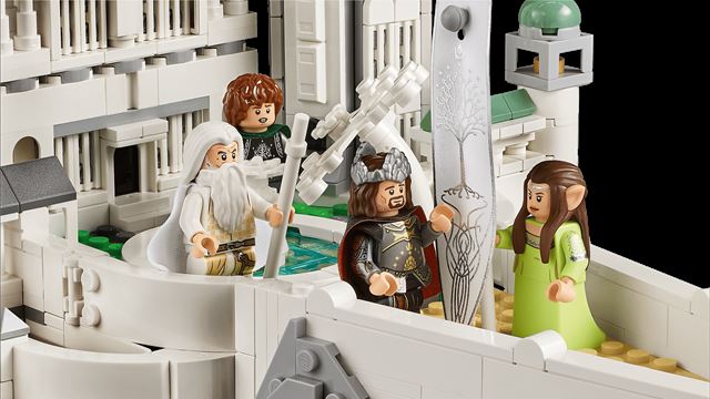 LEGO pripravilo obrovský Minas Tirith z Pána prsteňov, k nemu pridá aj bonusový Grond 