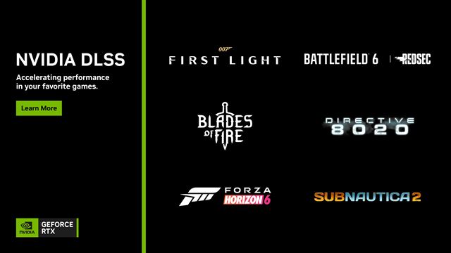 Nvidia prid�va 007 First Light k vybran�m RTX 50 kart�m, Forza Horizon 6 pr�de s DLSS 4.5 