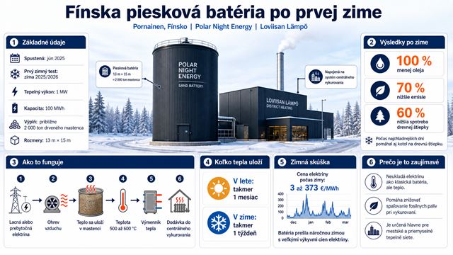 Fínsko ukazuje, ako sa dá ukladať energia do piesku a vykurovať ňou celé mesto 