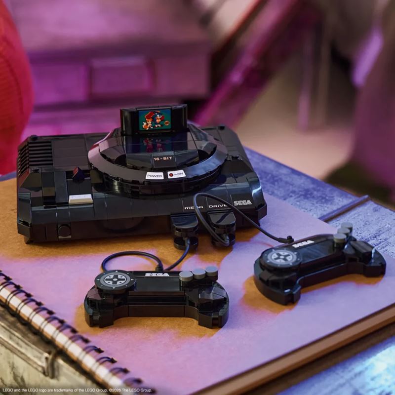 LEGO prin�a �al�iu retro klasiku: Sega Mega Drive dostane vlastn� stavebnicov� set