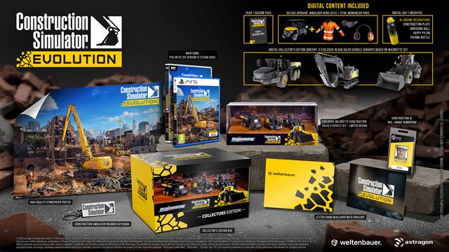 Construction Simulator: Evolution predv�dza limitovan� zberate�sk� ed�ciu pln� Volvo strojov a bonusov 