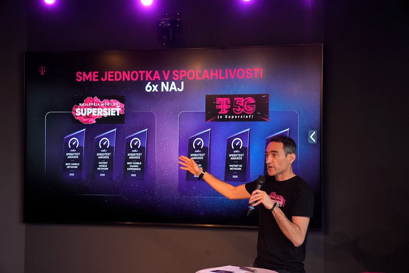 Telekom uk�zal  rozdiel medzi be�nou a prioritizovanou konektivitou pri vysokom za�a�en� siete