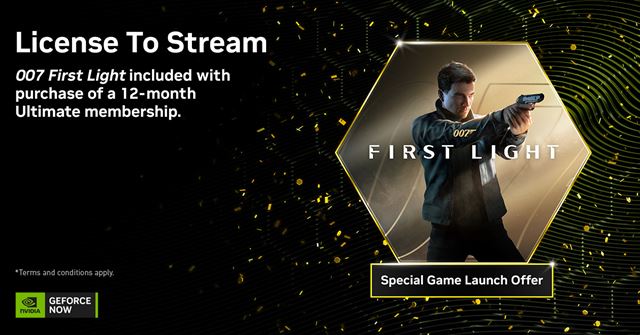 007 First Light pr�de ku GeForce NOW Ultimate, Forza Horizon 6 u� pri�la 
