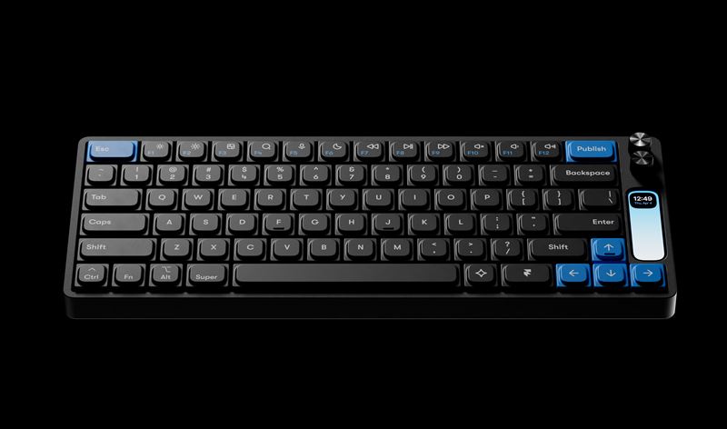 Framer predstavil mechanick� kl�vesnicu F1 s LCD displejom a dvoma programovate�n�mi ovl�da�mi