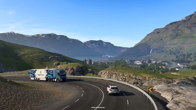 Euro Truck Simulator 2 ukazuje islandsk� fjordy, roz��renie prinesie ikonick� pobre�n� trasy 