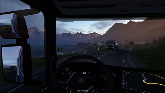 Euro Truck Simulator 2 ukazuje islandské fjordy, rozšírenie prinesie ikonické pobrežné trasy