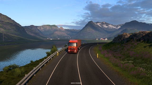 Euro Truck Simulator 2 ukazuje islandsk� fjordy, roz��renie prinesie ikonick� pobre�n� trasy 