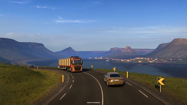 Euro Truck Simulator 2 ukazuje islandsk� fjordy, roz��renie prinesie ikonick� pobre�n� trasy 