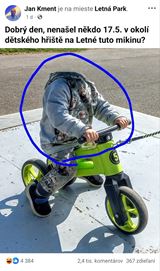 Ke� va�e die�a strat� hlavu a vy h�ad�te bundu...