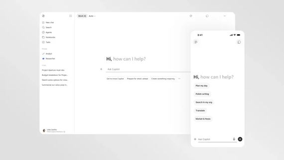 Microsoft redizajnoval Copilot aplikáciu