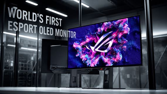 Asus teasuje prv� 24-palcov� OLED pre esports