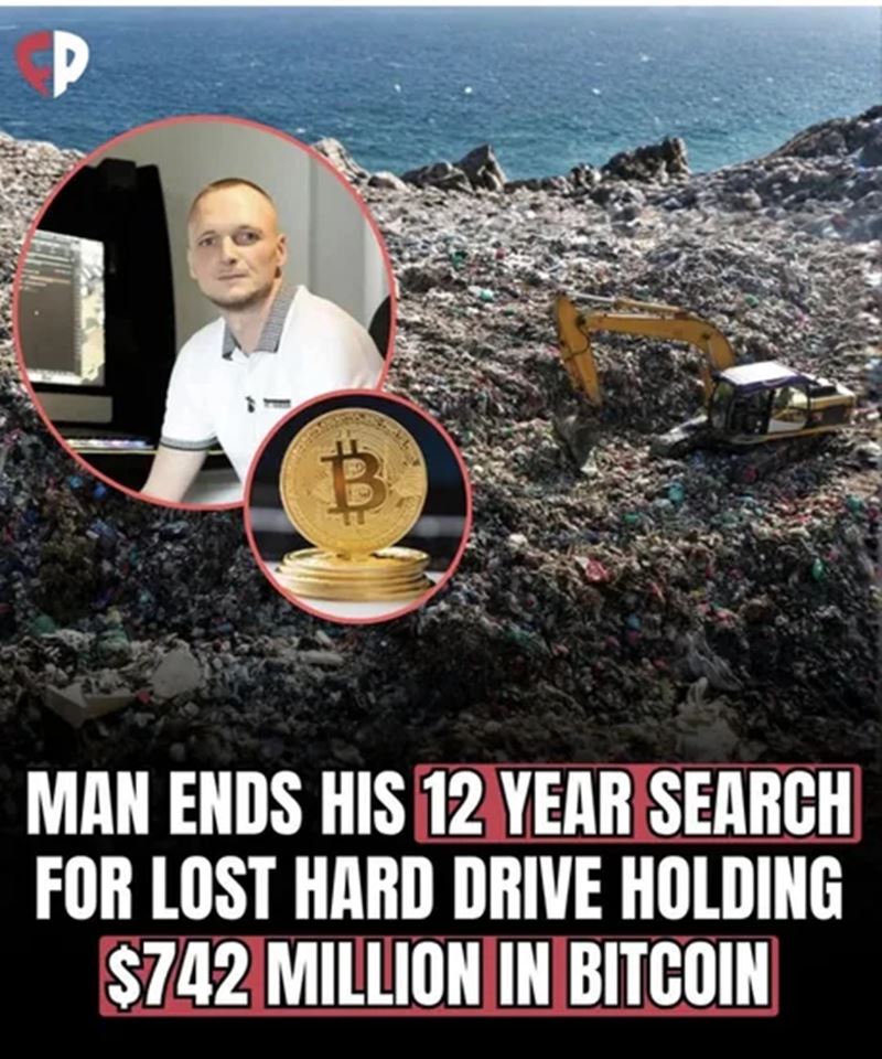 Chlap�k vyhodil svoju bitcoinov� pe�a�enky a 12 rokov ju h�adal na smetisku