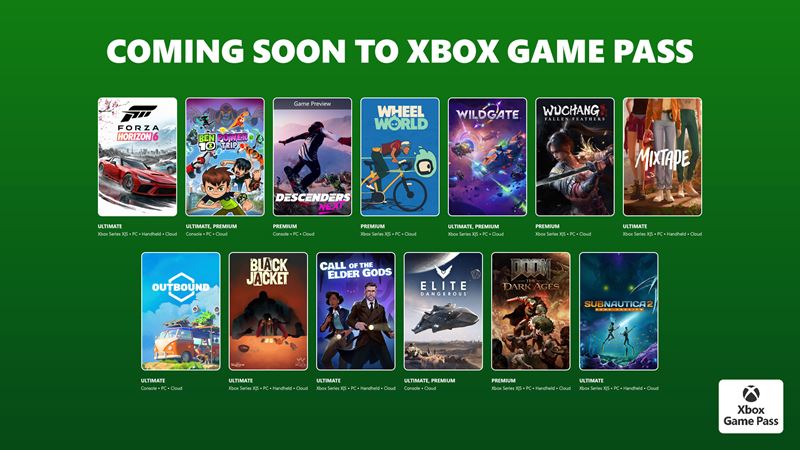 Nov� Game Pass ponuku vedie Forza Horizon 6 a Subnautica 2