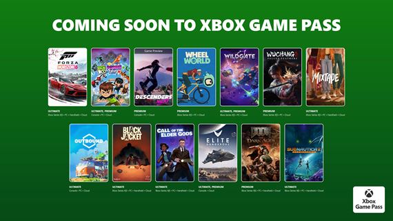 Nov� Game Pass ponuku vedie Forza Horizon 6 a Subnautica 2
