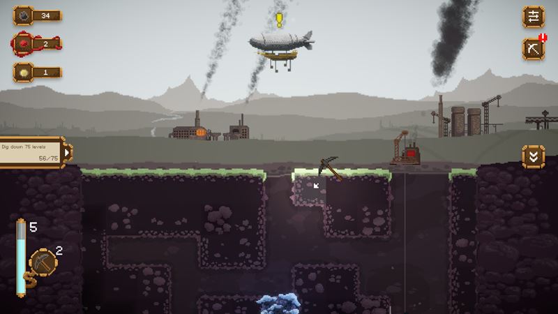 Drill Deep bude coalpunkov� roguelite clicker