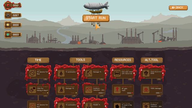 Drill Deep bude coalpunkov� roguelite clicker 