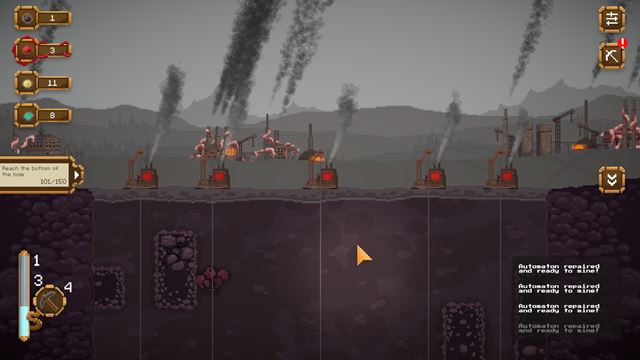 Drill Deep bude coalpunkov� roguelite clicker 