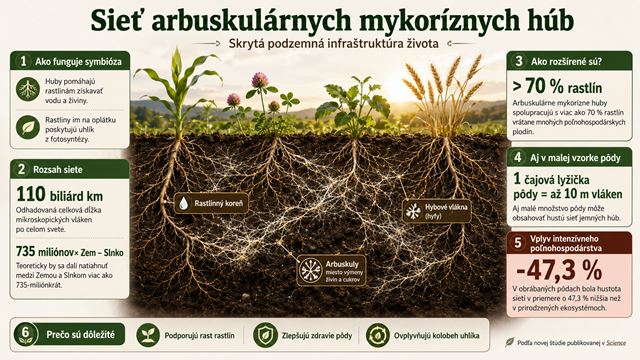 Vedci zmapovali obrovskú sieť húb pod našimi nohami. Dosiahla by k Slnku viac ako 700-miliónkrát 