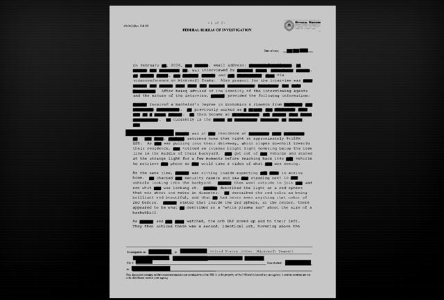 Ďalšiu časť UFO archívov USA bola zverejnená, obsahuje svetelné gule aj staré dokumenty CIA 