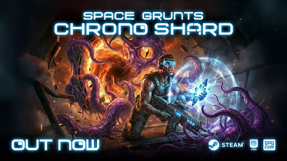 Retro taktická hra Space Grunts: Chrono Shard vyšla na PC, láka na manipuláciu s časom